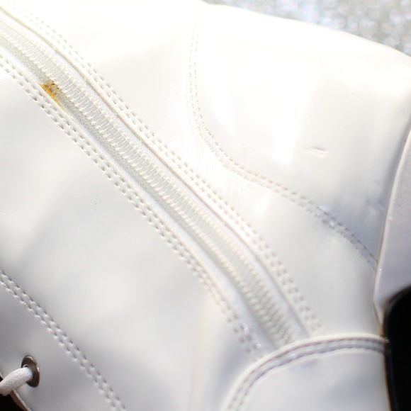 Ultimate Scandal Patent Platform Stiletto Boots - Picture 8 of 8